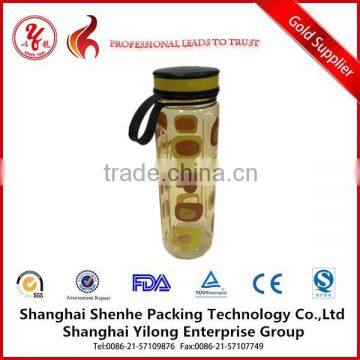 Accept custom logo print Hot sale plastic water drinking bottle joyshaker