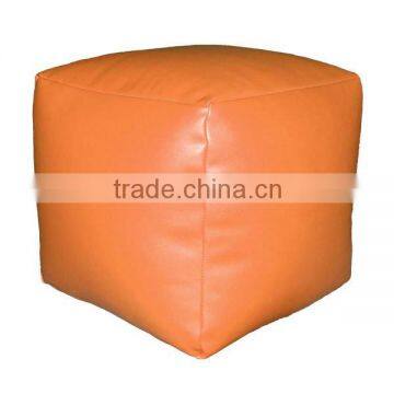 Faux Leather Bean Bag Stool