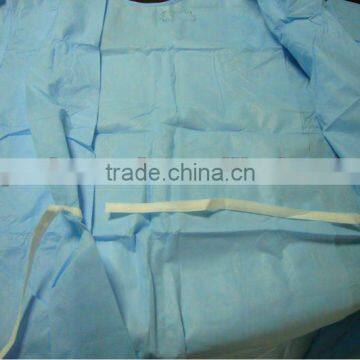 SMS reinforced surgical gown