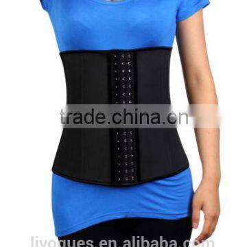 Slimming Body Waist Shaper Tummy Trimmer Black Steel Bone Waist Trainer Cincher Women Girdles Lose Weight Waist Training Corset