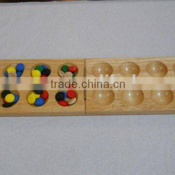 wood classic game mancala intelligent and intellectual toy