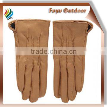 Brown Leather gloves, any colors &sizes can be customized, logo is permitted