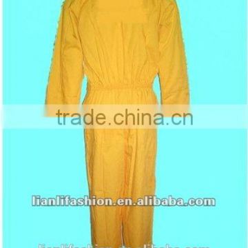 yellow breathable T/C wholesale oil feild simple design cheap design coverall