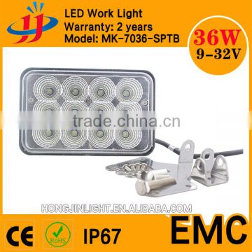 Super bright IP67 EMC led light flood 36w uv light machine for car headlight