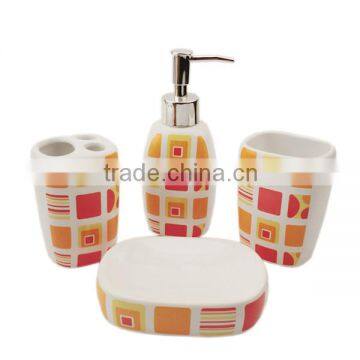 Glazed Bath Ceramic Bathroom Set photo-2