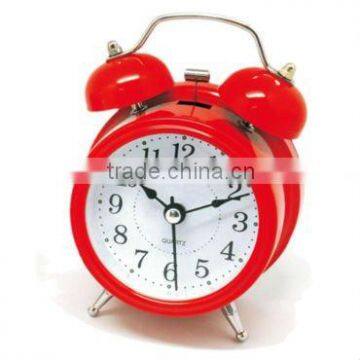 twin bell table alarm clock&lear figure