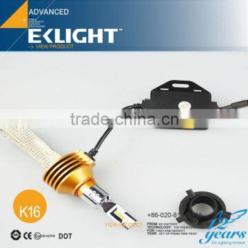 EKLIGHT Factory TUV/CE/Emark Approved Non-Polarity Canbus H4 H7 H11 9005 H13 Car led headlight conversion kit