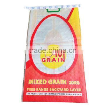 pp woven bag for 25kg 50kg rice packing