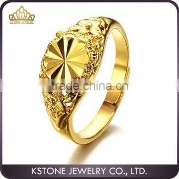KSTONE 2015 Fall in Love New Model Engagement Gold Couple Ring 18KGP Cooper Wedding Ring