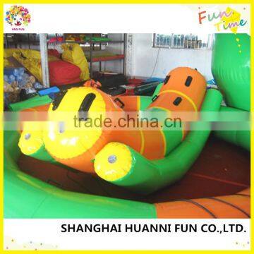 inflatable water games, inflatable water seesaw and slide, inflatable commercial water park