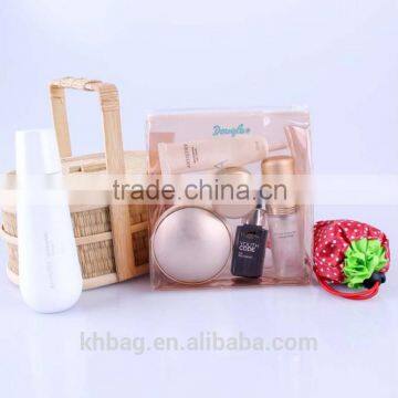 Wholesale gift beautiful Promotional Custom Travel Transparent gift Cosmetic Bag