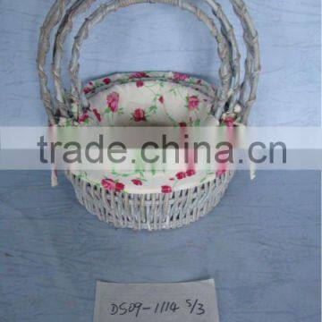 mini willow basket for chritmas easter decoration