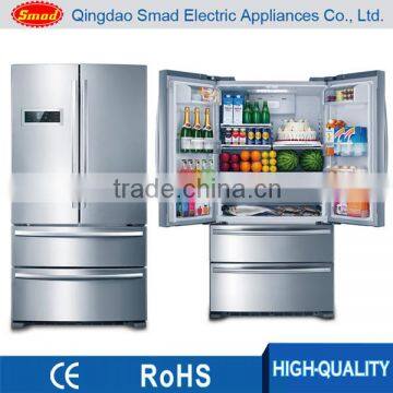 No frost french door refrigerator with ice maker dual cycle