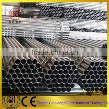 Galvanized /hot dipped galvanized steel tube / pipe iron tube from china manufacture in Tianjin