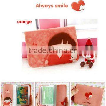 Korean Girl Lovely Business ID Credit Card Wallet Holder Pocket Bag Case photo-5