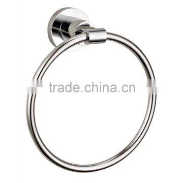 HJ-240 silver color round shape towel ring Solid Brass towel ring