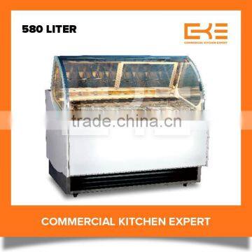 580 L Ice Cream Display Counter Competitive Prices Ice Cream Display Deep Freezers