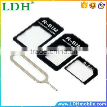 High Quality 3 in 1 for Nano Sim Card to Micro Sim Card & Standard Sim Card Adapter Converter Mobile Phone Accessories