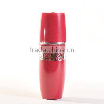 Hot stamping plastic lip balm container