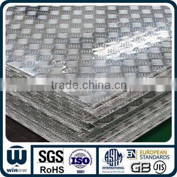 hot sale 3003 3004 aluminium checkered plate with low price