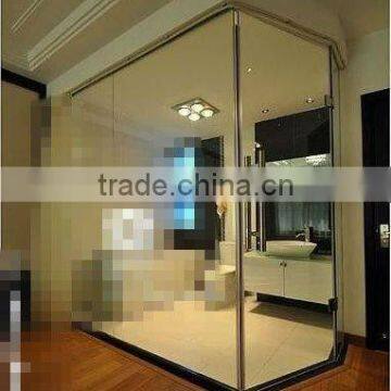 10mm Bathroom Glass Sliding Wall Partition