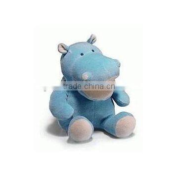 Fashional design kids toys cute gray hippo plush toy mini gray hippo plush toy