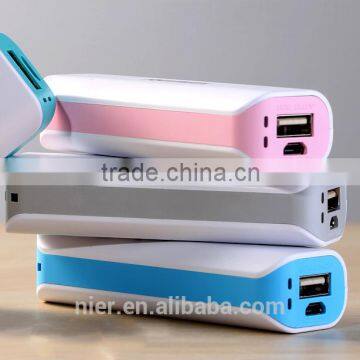 mini design smartphone battery pack 2600mAh, nice design battery tube