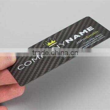 Black Carbon Fiber Sheet Veneers Business Name Card Exquisite Tarot Cards