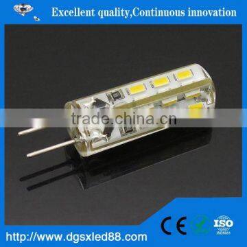 color change 5050 smd g4 bi-pin led bulb 12v 2.2w 12pcs 5050 by Epistar chips warm light