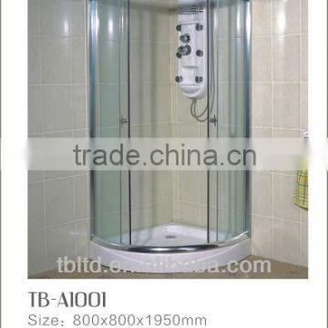 TB-A1001 cheap sliding simple shower room/enclosure