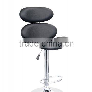 Pu leather with swivel bar chairs strange shape bar chairsl