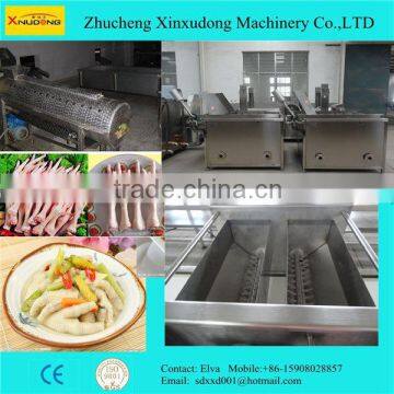 chicken snack process frying production line