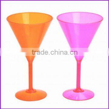 high quality plastic goblet cup