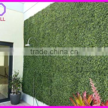 plastic artificial green hedge