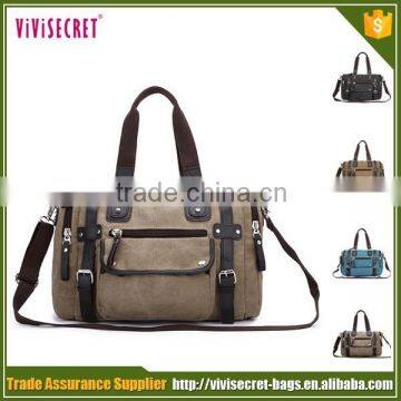 China Cheap Luggagetravel Gym Mens Manufacturers Wholesale Canvas Leather Duffle Bag photo-4