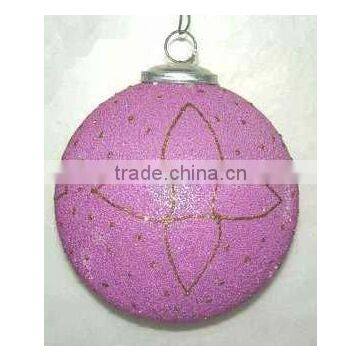 Christmas Glass Hanging Decoration Ornaments