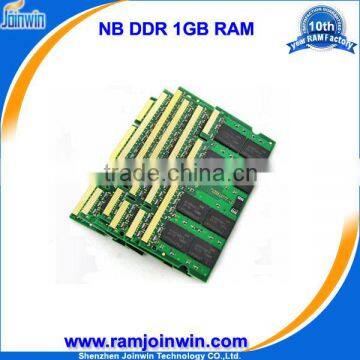 Best price non ecc 64mb*8 dram pc3200 1gb for laptop