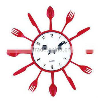 Plactic Decorative Kitchen Wall Clock