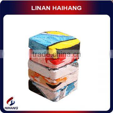 China manufacturer OEM Cotton suqare shape embroidery logo compressed towel