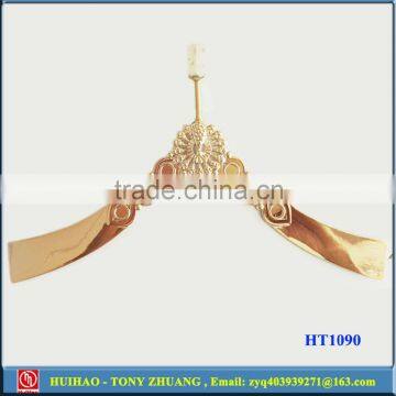 gold color TPU slipper upper straps,TPU shoes upper accessory (HT1090)