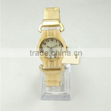 Chinese Factory oem wood watches for Ladies Fancy wristwatch