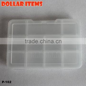 Plastic Seperate Storage Box For Sewing Kit and finsh hooks and screws