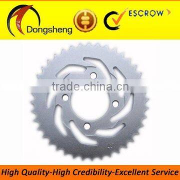 Aluminum alloy sprocket of dirt motorcycle