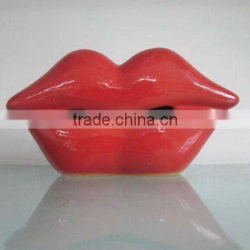 red ceramic lip oil burner