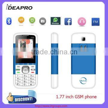 1.77" High quality mobile phone with whatsapp/ facebook/Internet Cheapest GSM mobile phone