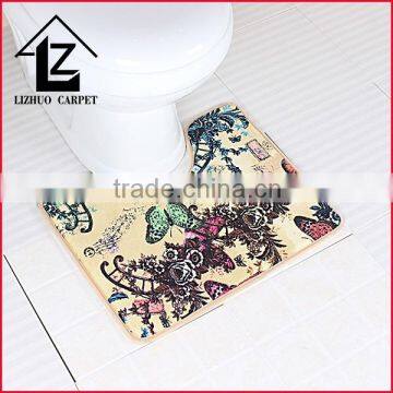 new design eco-friendly printing anti slip bath mat outdoor rugs carpet