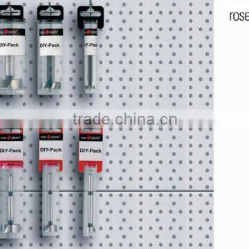 PP Plastic Round or Rectangular Packaging Tubes for Drills With Hanging Clip Plug Closure DIY Pack