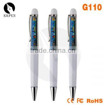 KKPEN Acrylic Barrel Floating Pen With Water Inside, Floater Pen for Business Gift photo-2