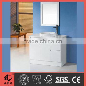 900MM Simple MDF Bathroom Framed Mirror Cabinet 2015022