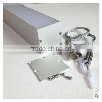 Square Shape Strong Lumen Hang Hanging Suspending Led Linear Batten Tube Linear Panel Light photo-4